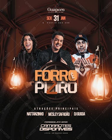 Flyer evento janeiro sertanejo