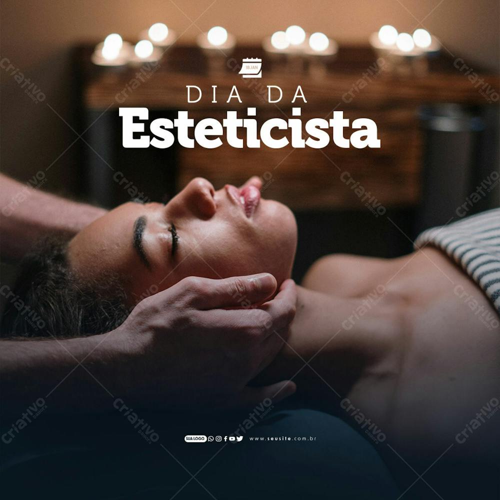 Social Media   Dia Da Esteticista   18 De Janeiro