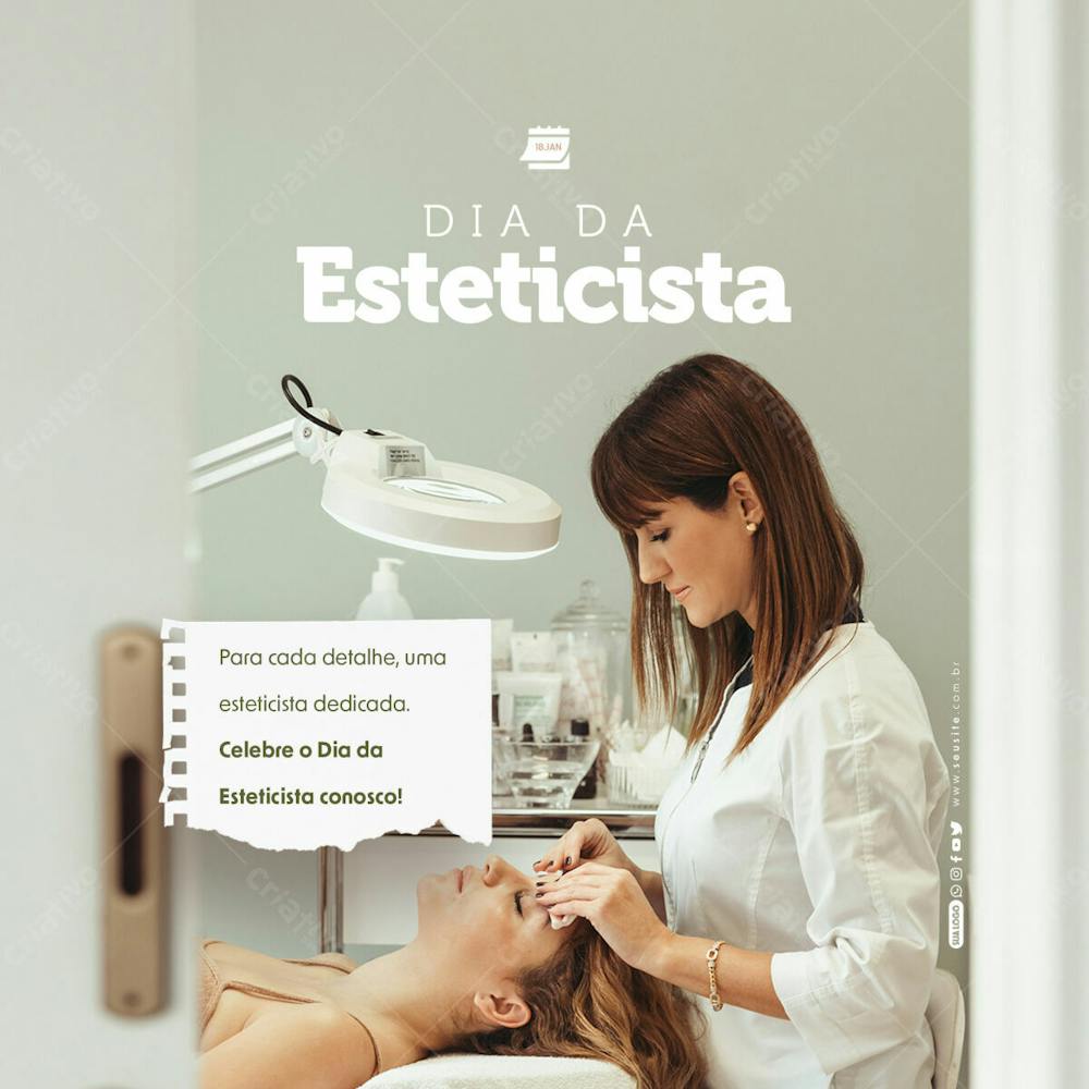 Social Media   Dia Da Esteticista   Dedicada