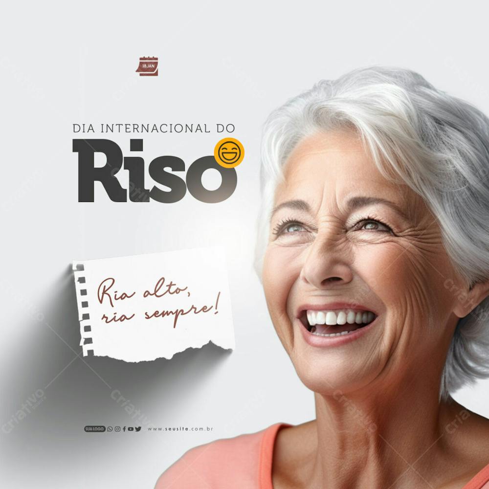 Social Media   Dia Internacional Do Riso   Ria Alto, Ria Sempre