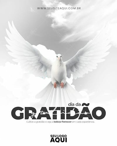 FEED | DIA DA GRATIDÃO | DIA NACIONAL DA GRATIDÃO | PSD EDIT