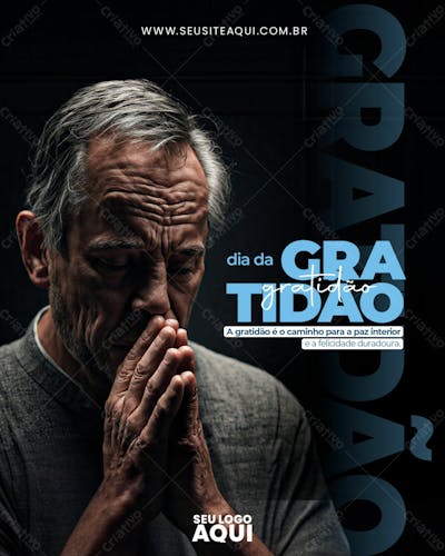 FEED | DIA DA GRATIDÃO | DIA NACIONAL DA GRATIDÃO | PSD EDIT