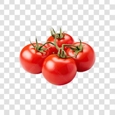 Imagem hortifrutti tomate com fundo transparente cena 02