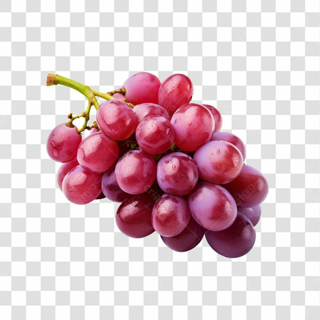 Icone Uvas Vermelhas PNG com fundo transparente