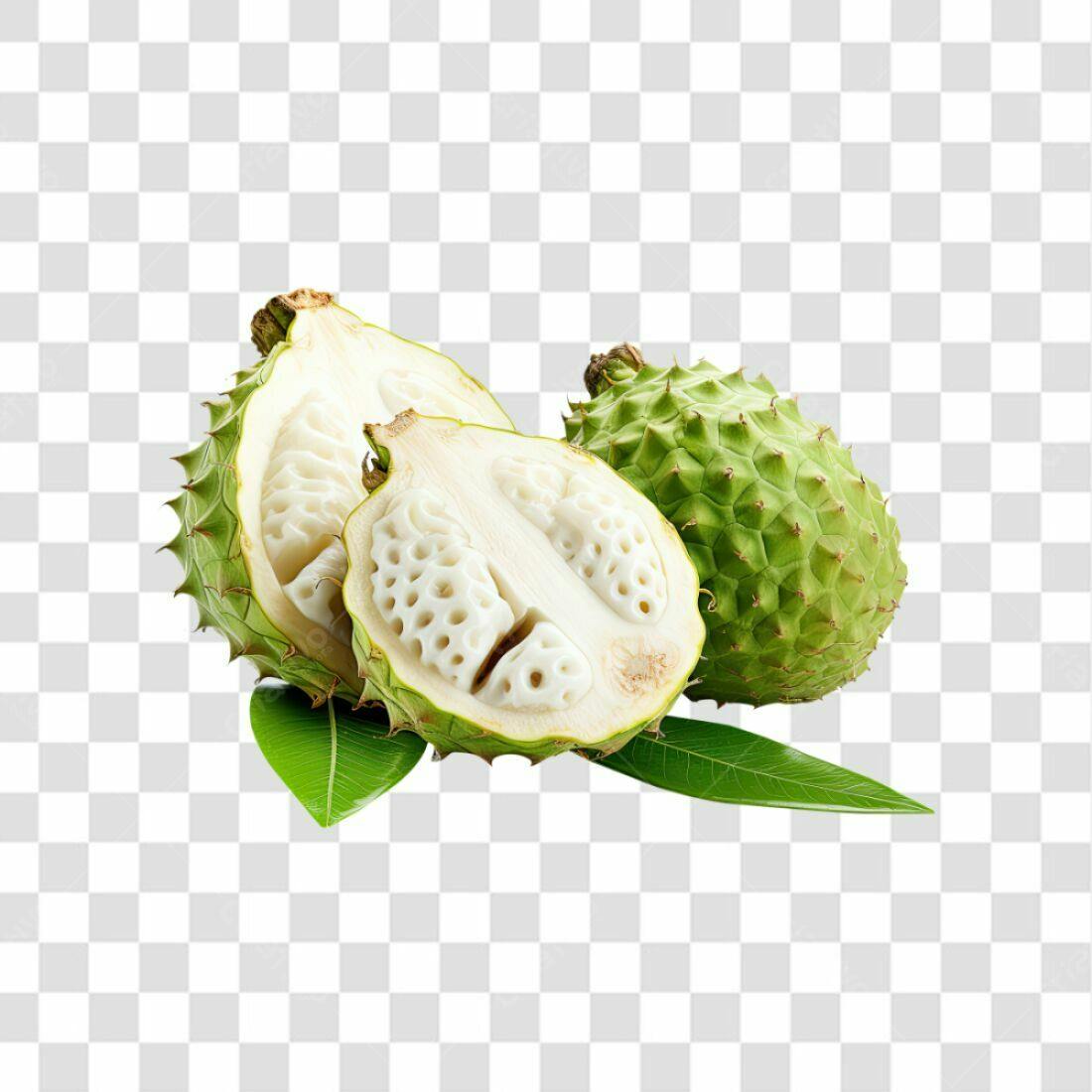 Imagem Fruta Graviola PNG com fundo transparente