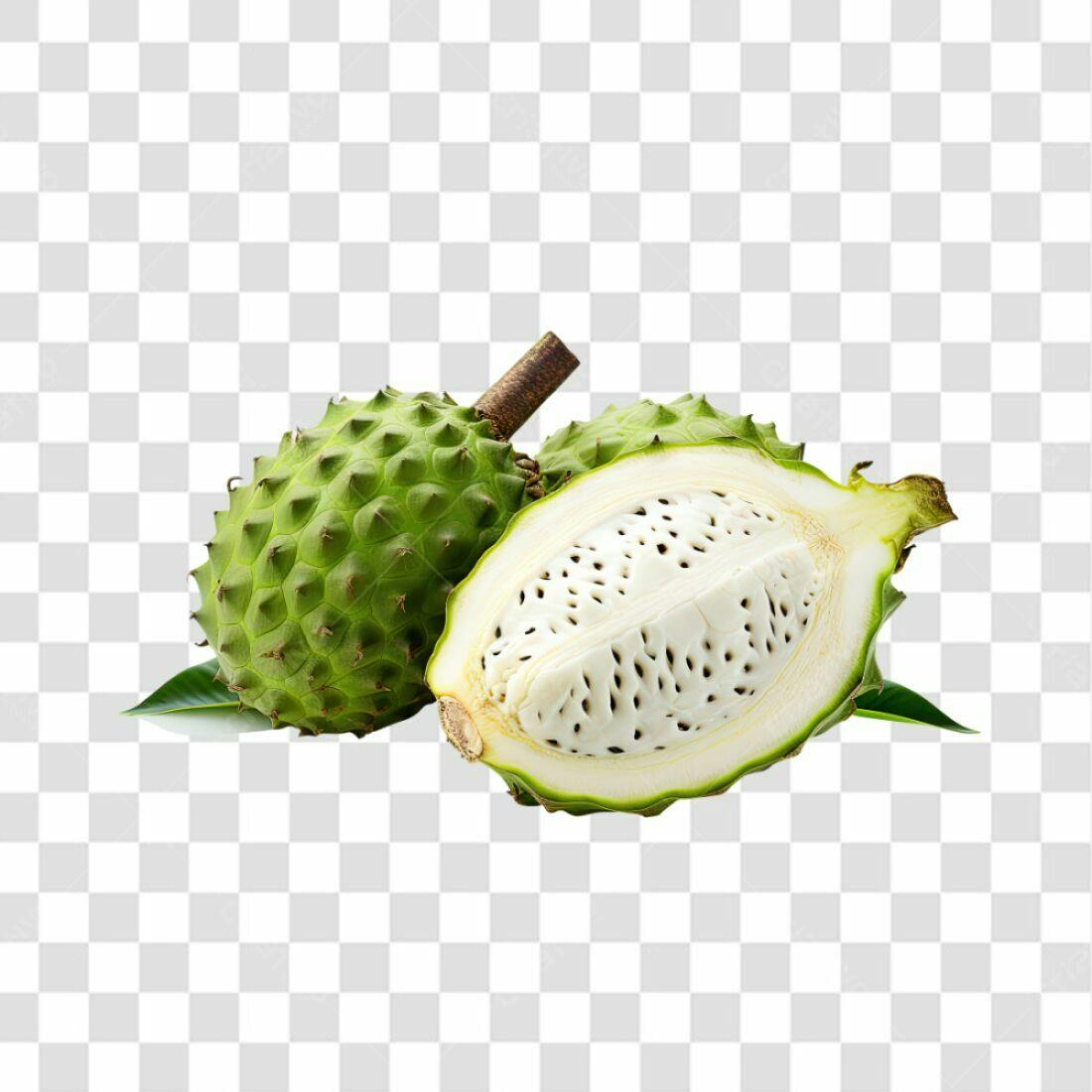 Icone Fruta Graviola PNG com fundo transparente