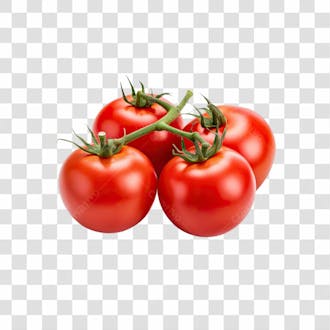 Imagem hortifrutti tomate com fundo transparente cena 01