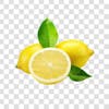 Imagem hortifrutti limão com fundo transparente cena 05