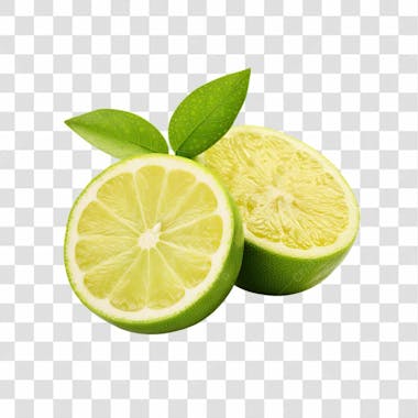 Imagem hortifrutti limão com fundo transparente cena 06