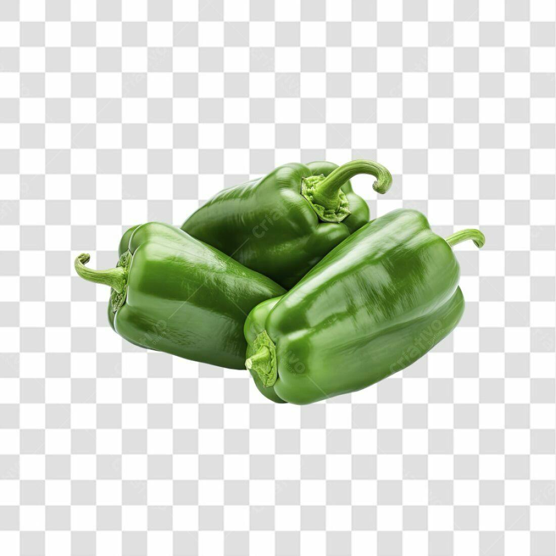 Icone Pimentões Verdes PNG com fundo transparente