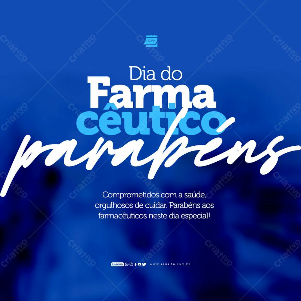 Social Media   Dia Do Farmacêutico   Comprometidos Com A Saúde