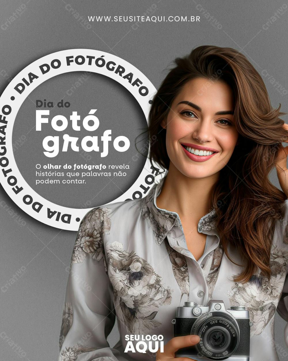 FEED | DIA DO FOTÓGRAFO | DIA NACIONAL | PSD EDITÁVEL