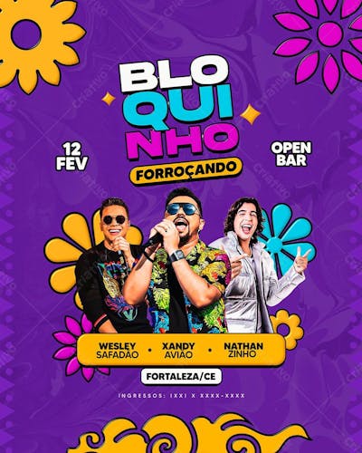 Carnaval Bloquinho Forroçando