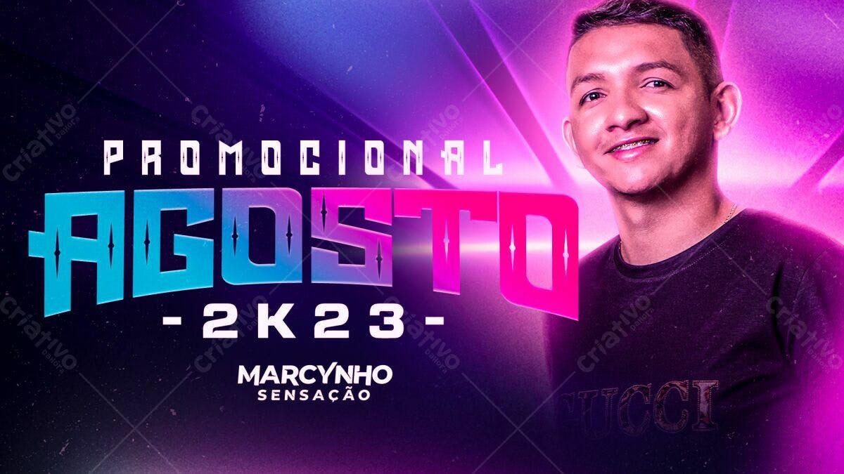 Flyer Promocional Agosto 2023 PSD Editável