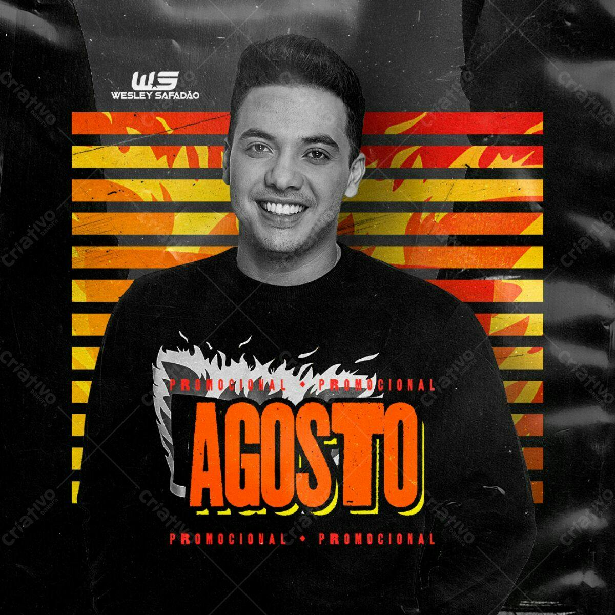Flyer Promocional Agosto PSD Editável