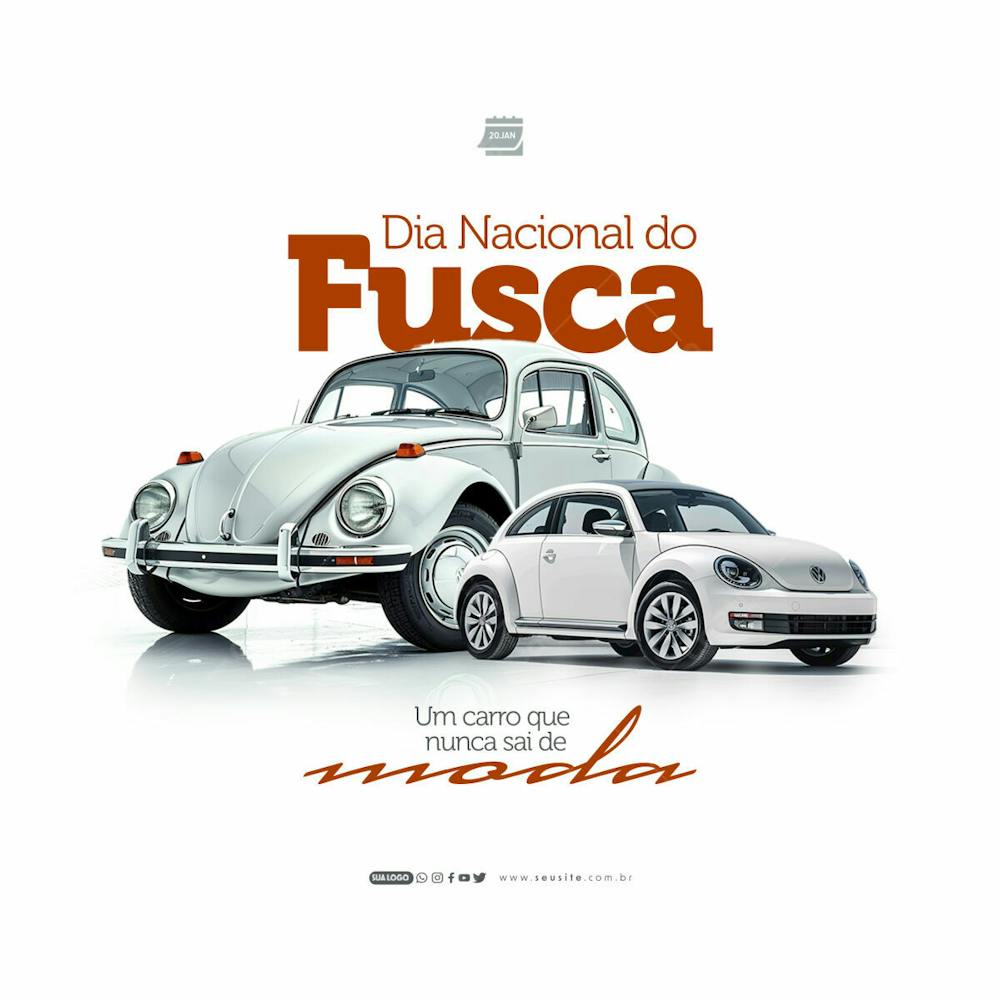 Social Media   Dia Nacional Do Fusca   20 De Janeiro