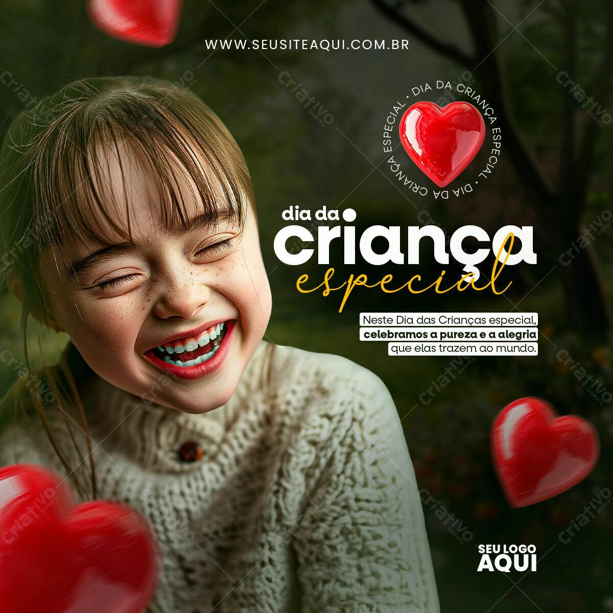 Post Dia das Crianças PSD Editável