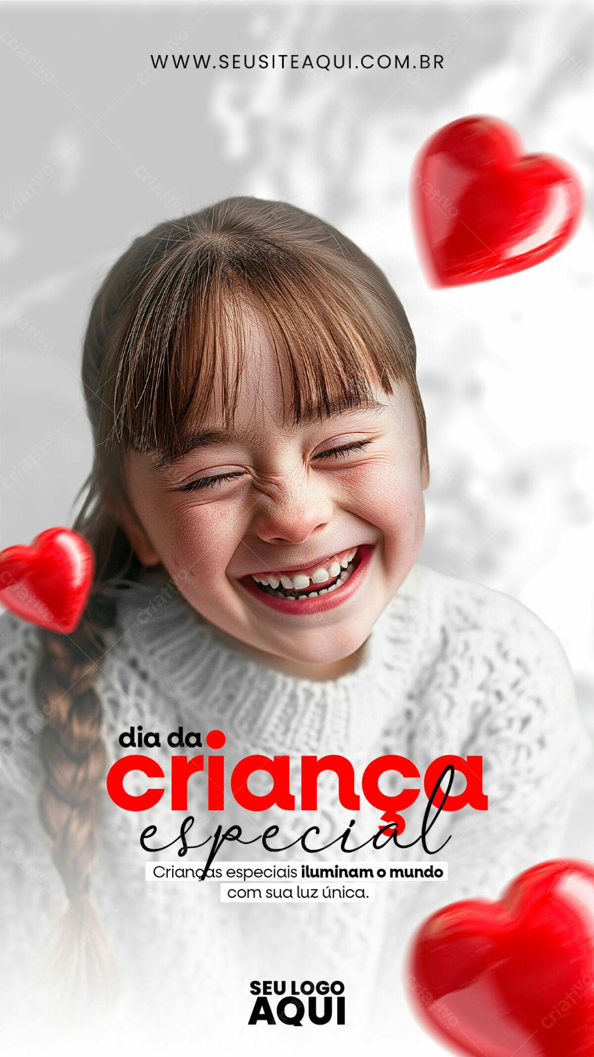 Flyer Dia da Criança Especial PSD Editável