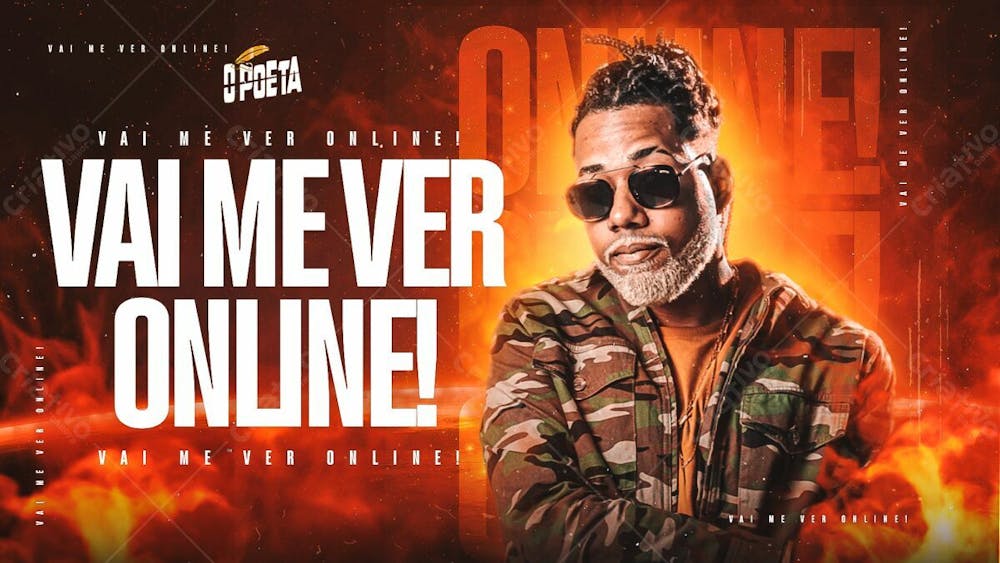 Flyer Youtube O Poeta Vai Me Ver Online   Youtube
