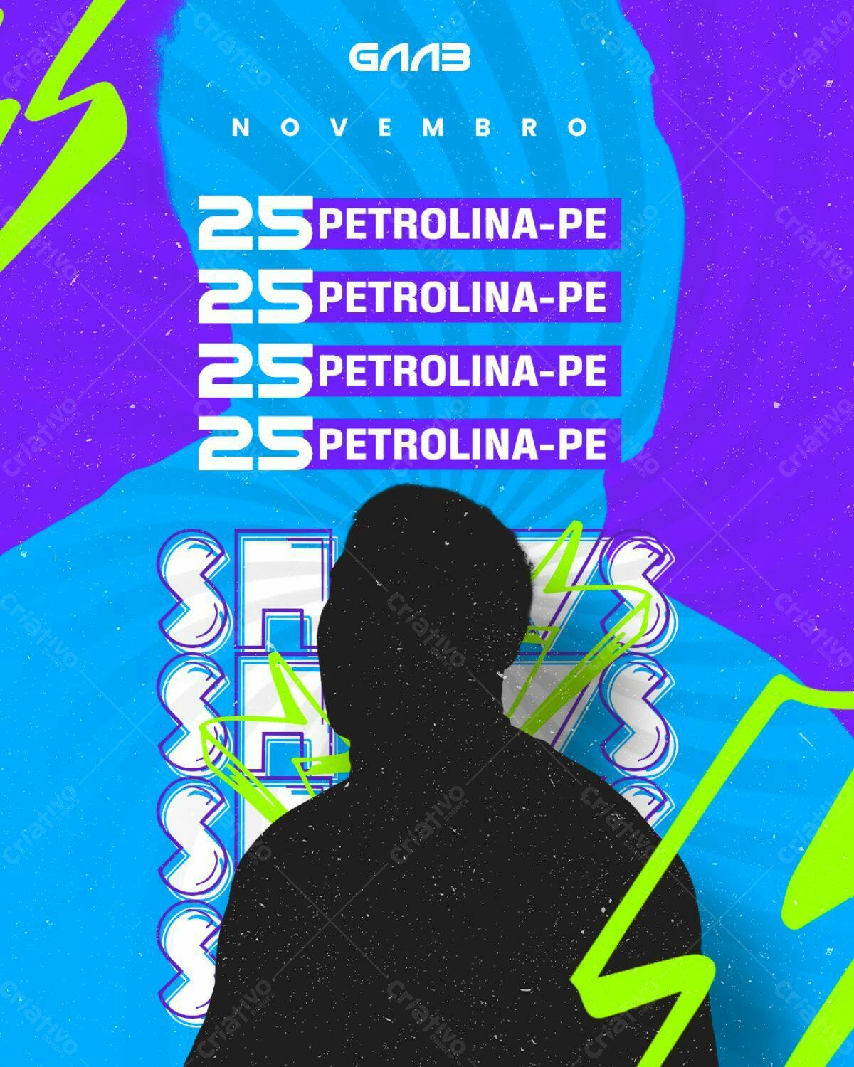 Flyer para Evento em Petrolina-PE PSD Editável