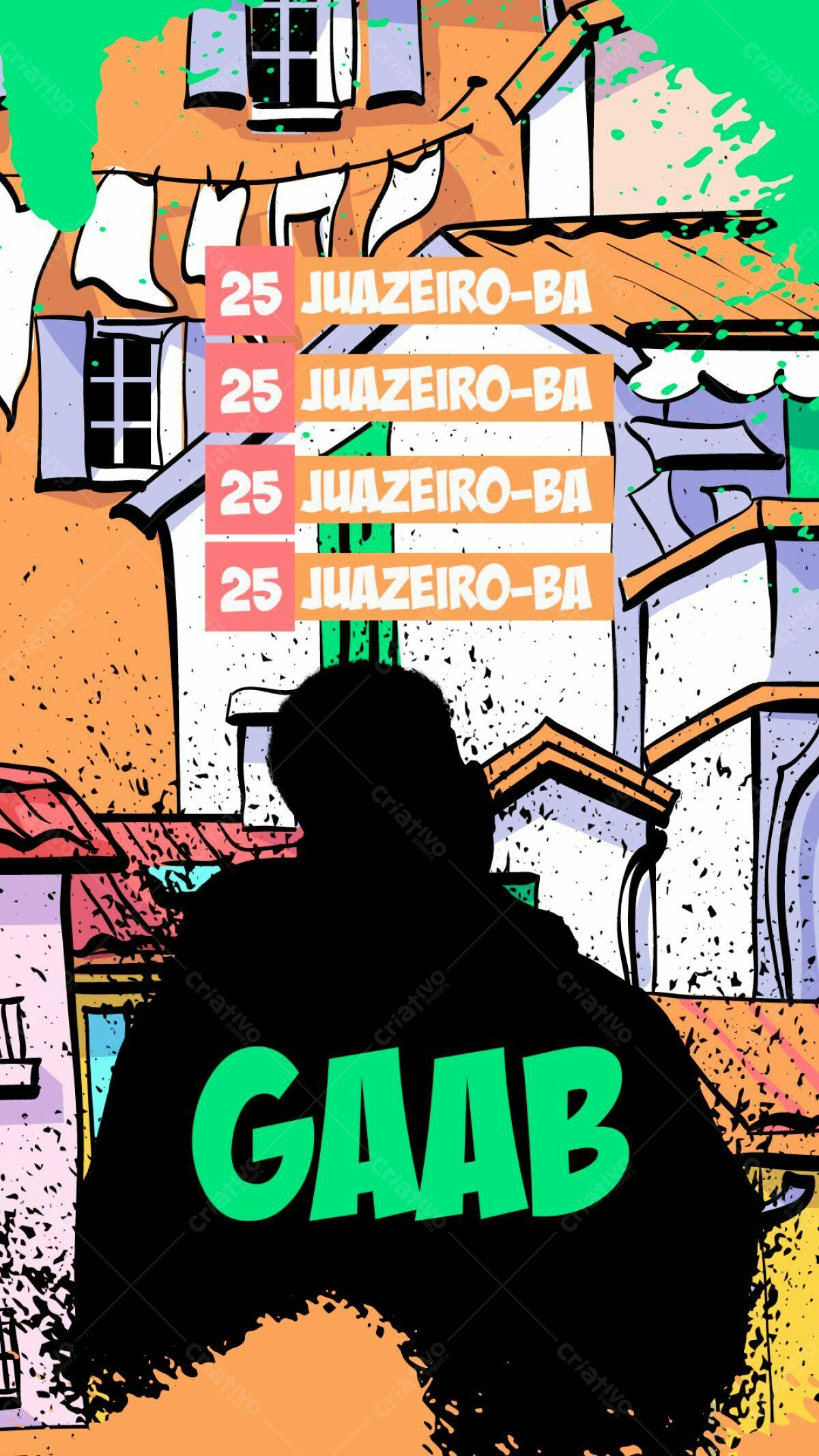 Flyer para Evento em Juazeiro-BA PSD Editável