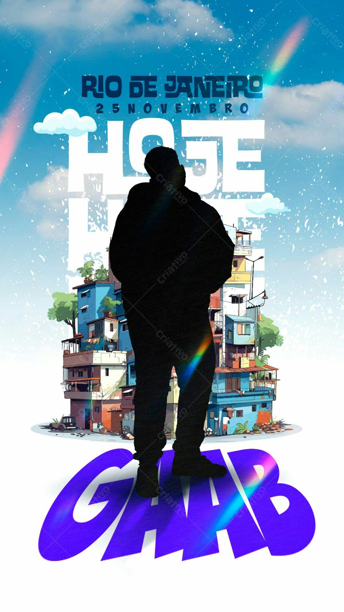 Flyer para Evento em Rio de Janeiro PSD Editável