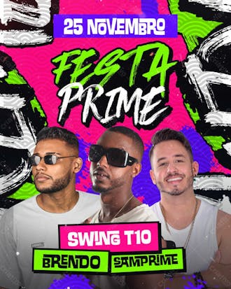 175 flyer evento festa prime feed psd editável