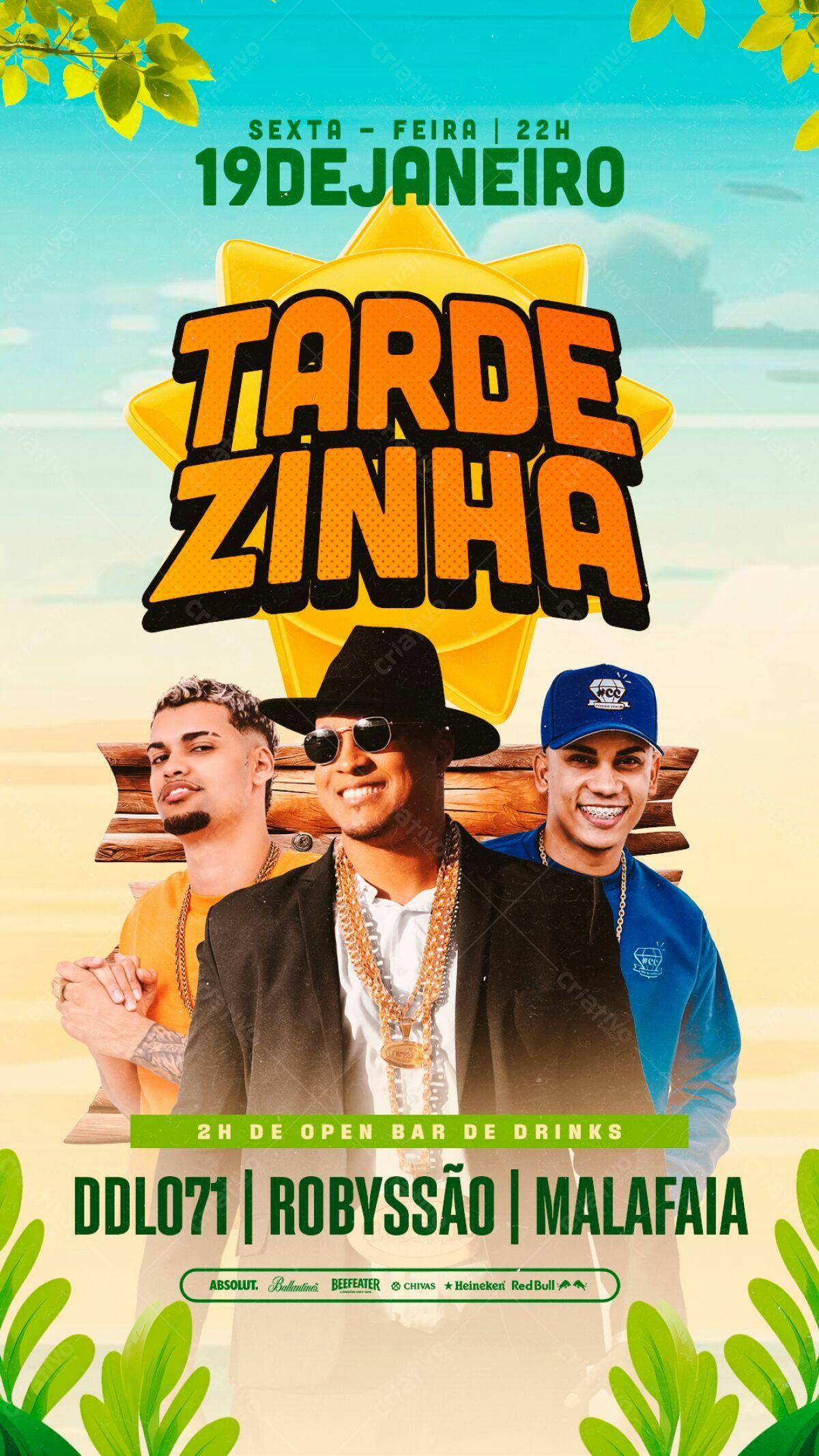 Flyer Festa Tardezinha PSD Editável