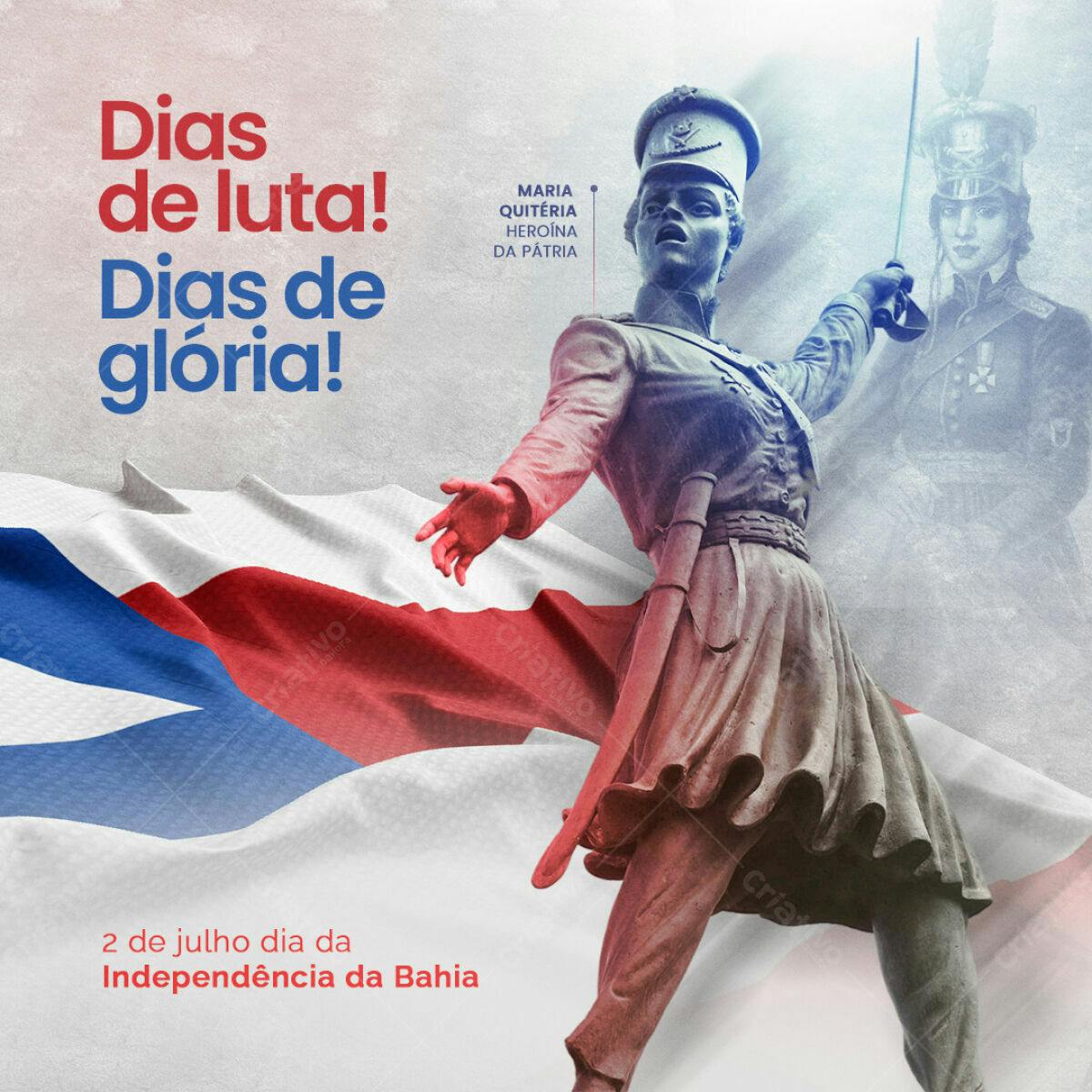 PSD para o Dia da Independência da Bahia PSD Editável