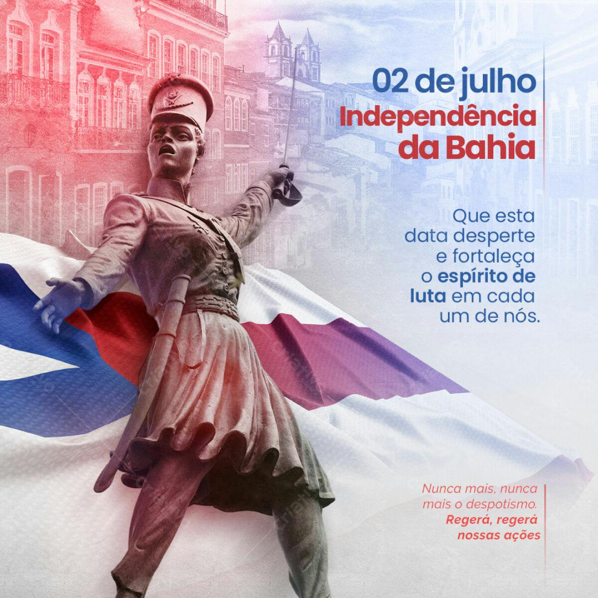 PSD para Independência da Bahia Editável