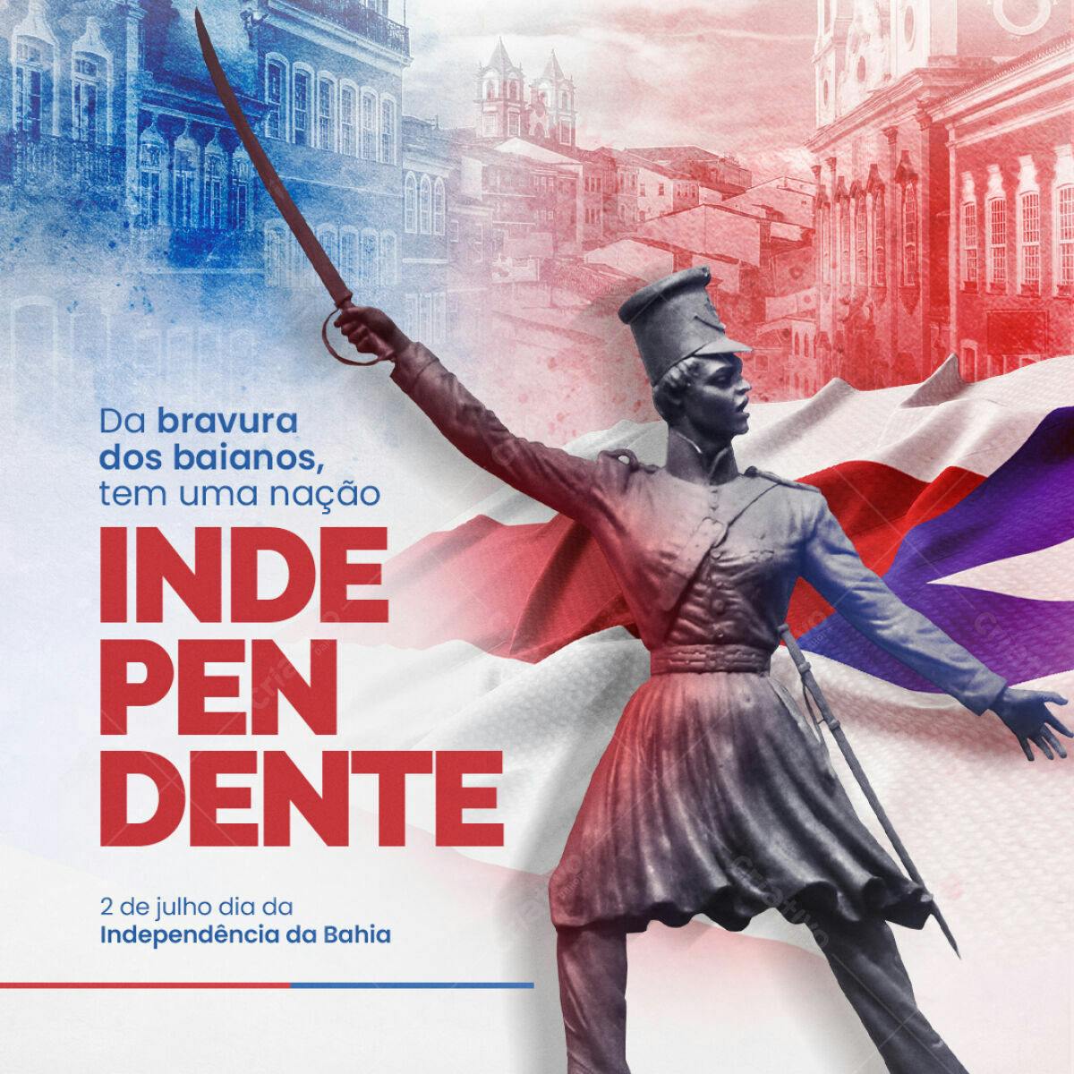 PSD para o Dia da Independência da Bahia