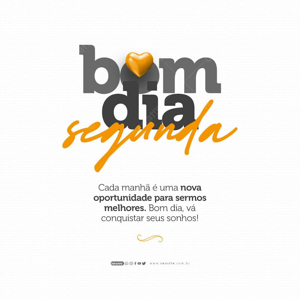 Social Media   Bom Dia Segunda