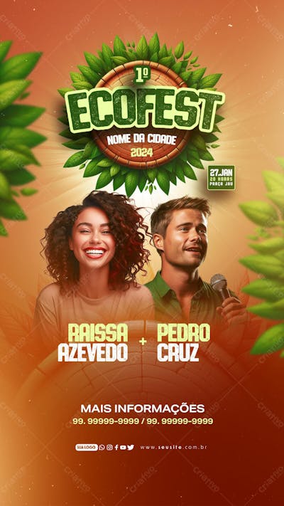 Story Flyer   Primeiro Ecofest 2024