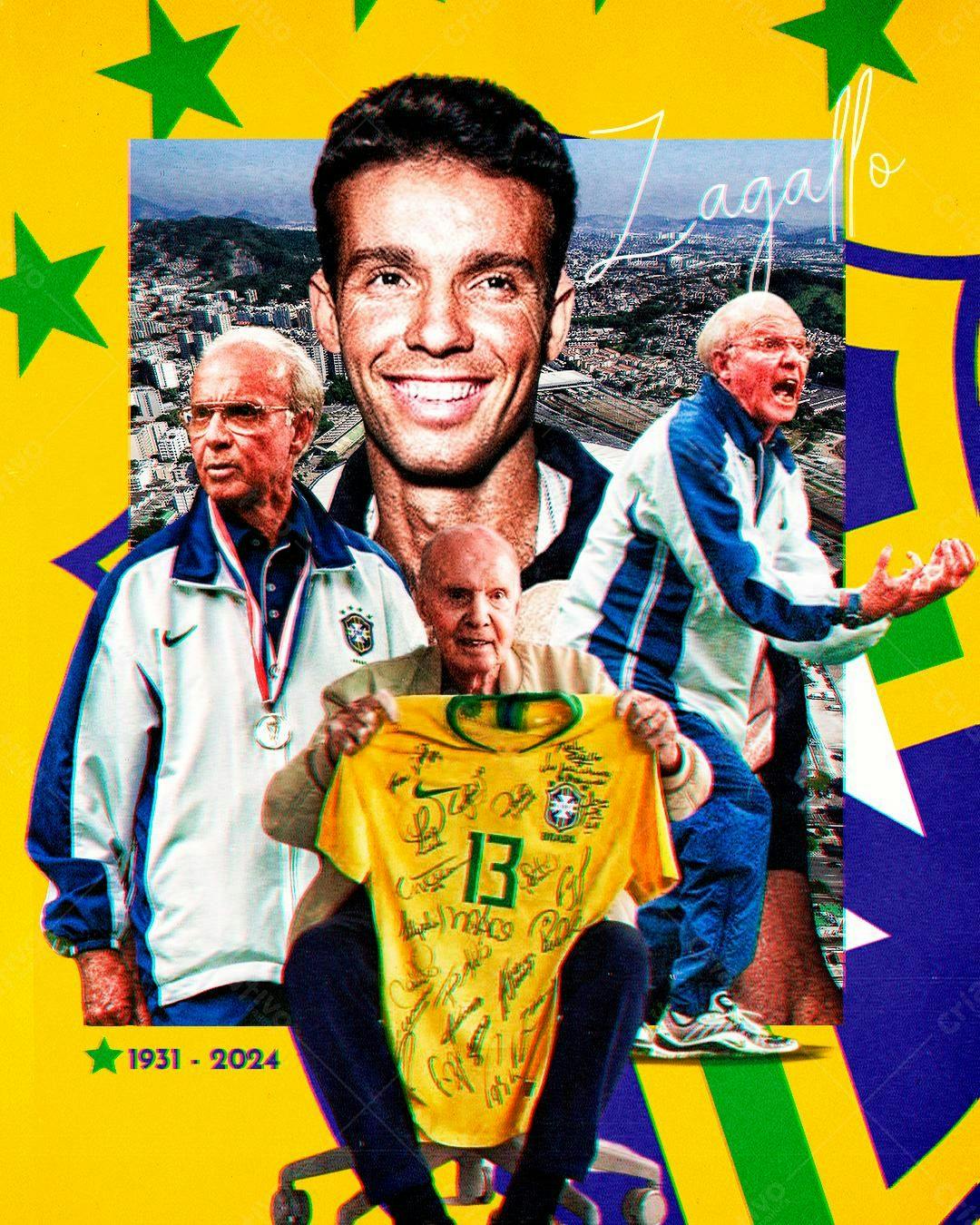 Poster Zagallo PSD Editável