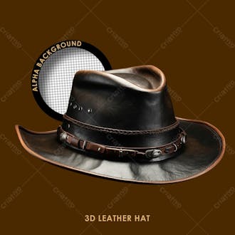 Elementosleather hat 02