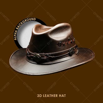 Elementosleather hat 03