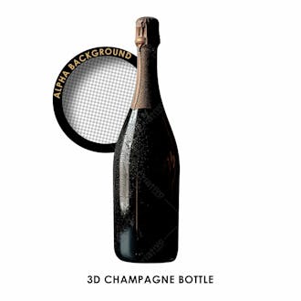 Garrafa de champanhe 03