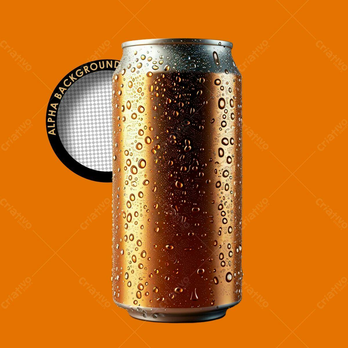 Mockup Latas de Bebidas PSD Editável