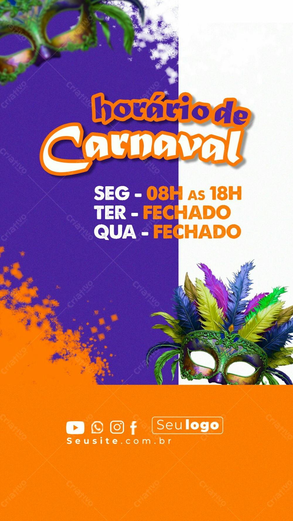 01 Horario De Carnaval Storys 