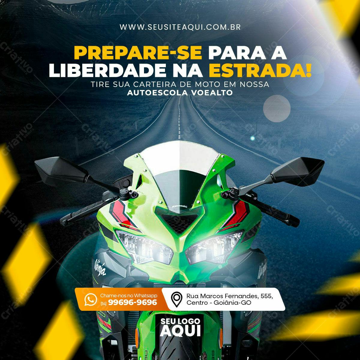 Flyer para Autoescola PSD Editável