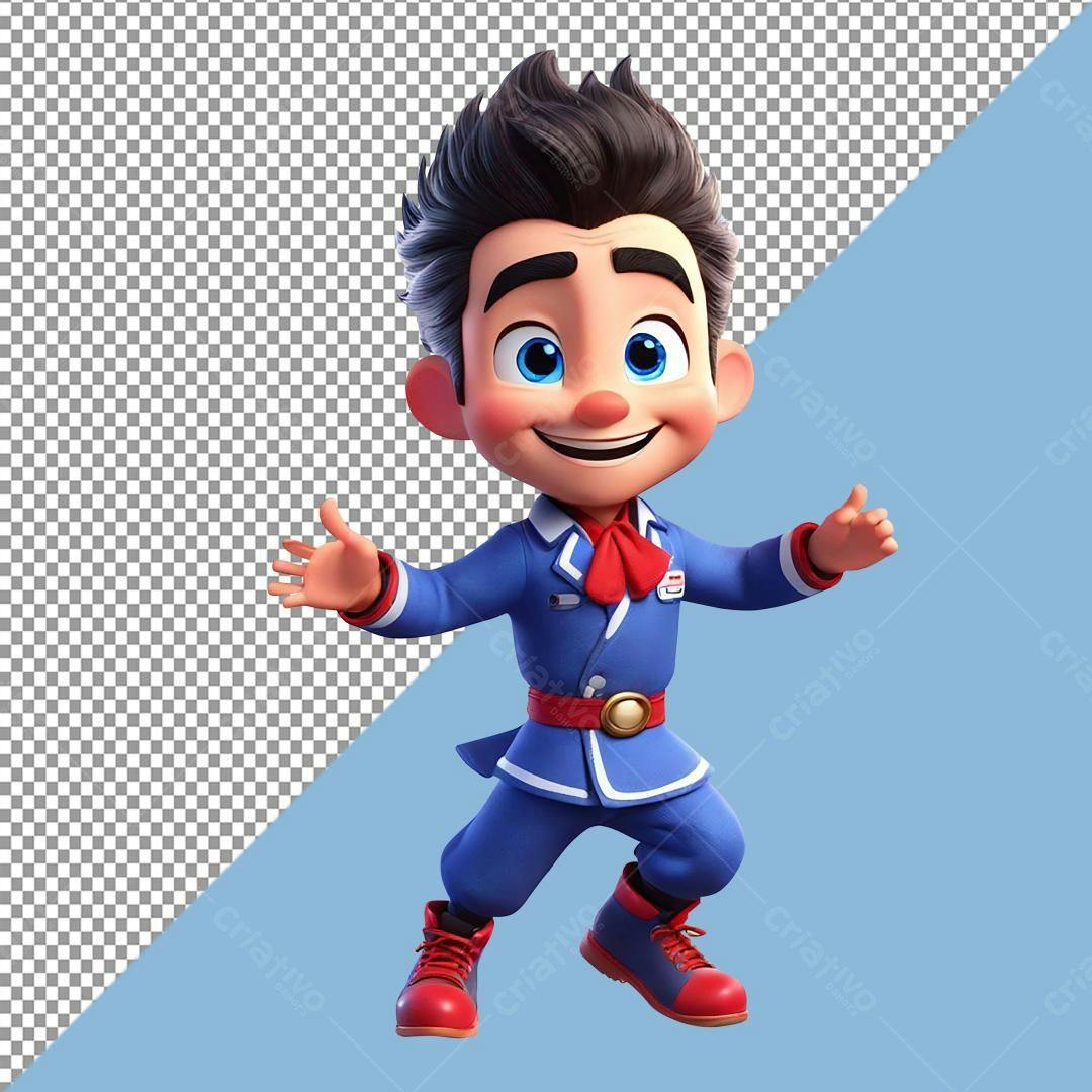 Icone Personagem Infantil PNG com fundo transparente