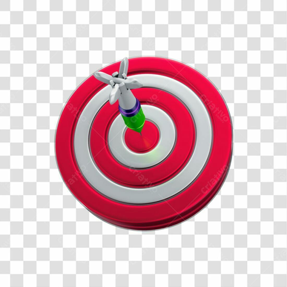 Ícone Alvo Acertado PNG com fundo transparente