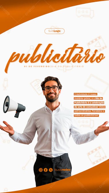 Dia do publicitário social media post story