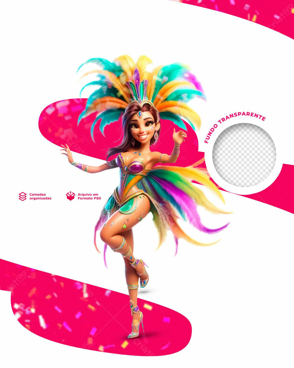 Flyer Carnaval PSD Editável
