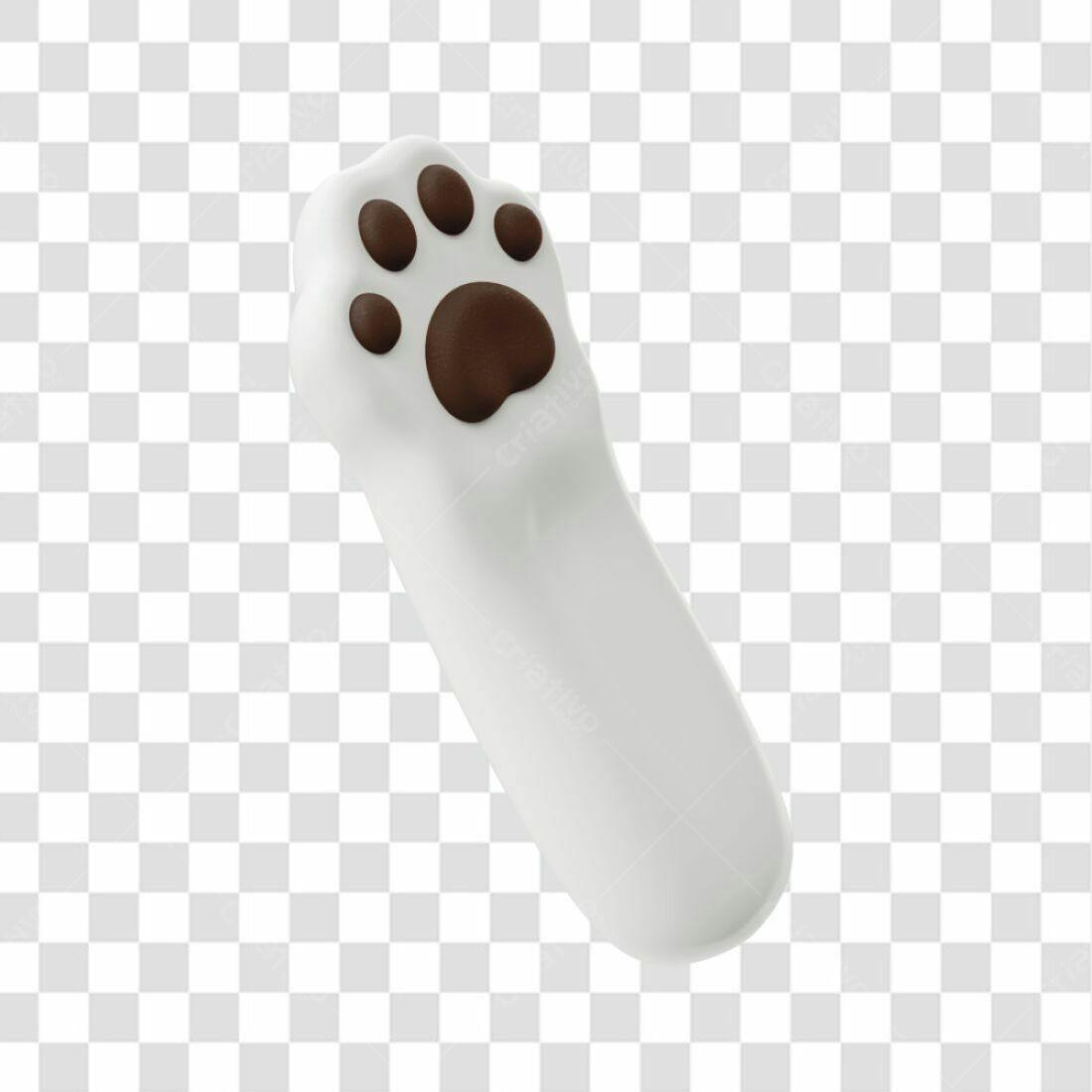 Ícone pata de gato PNG com fundo transparente