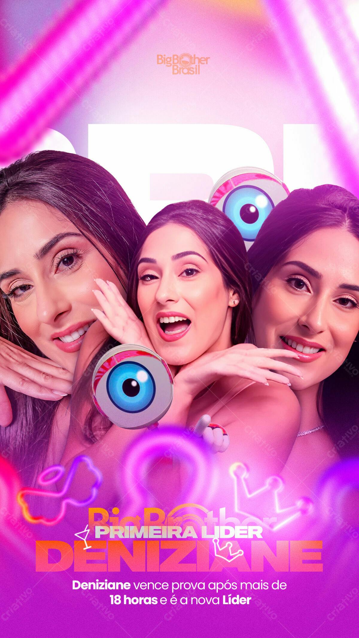 Flyer Big Brother Brasil PSD Editável