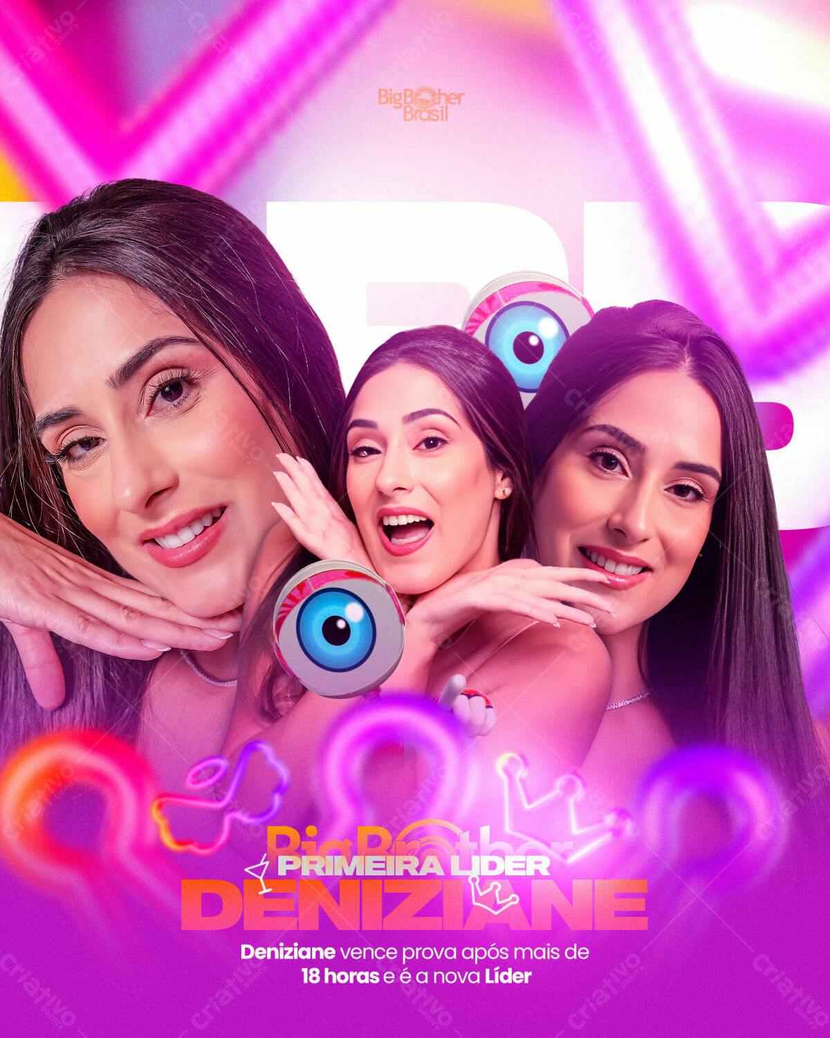 Flyer Big Brother Brasil PSD Editável