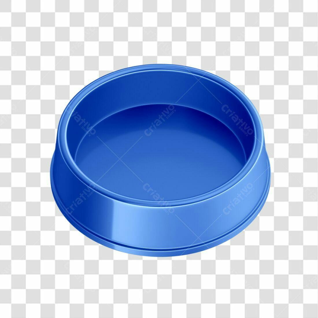 Icone de Comedouro Azul para Pets PNG com fundo transparente