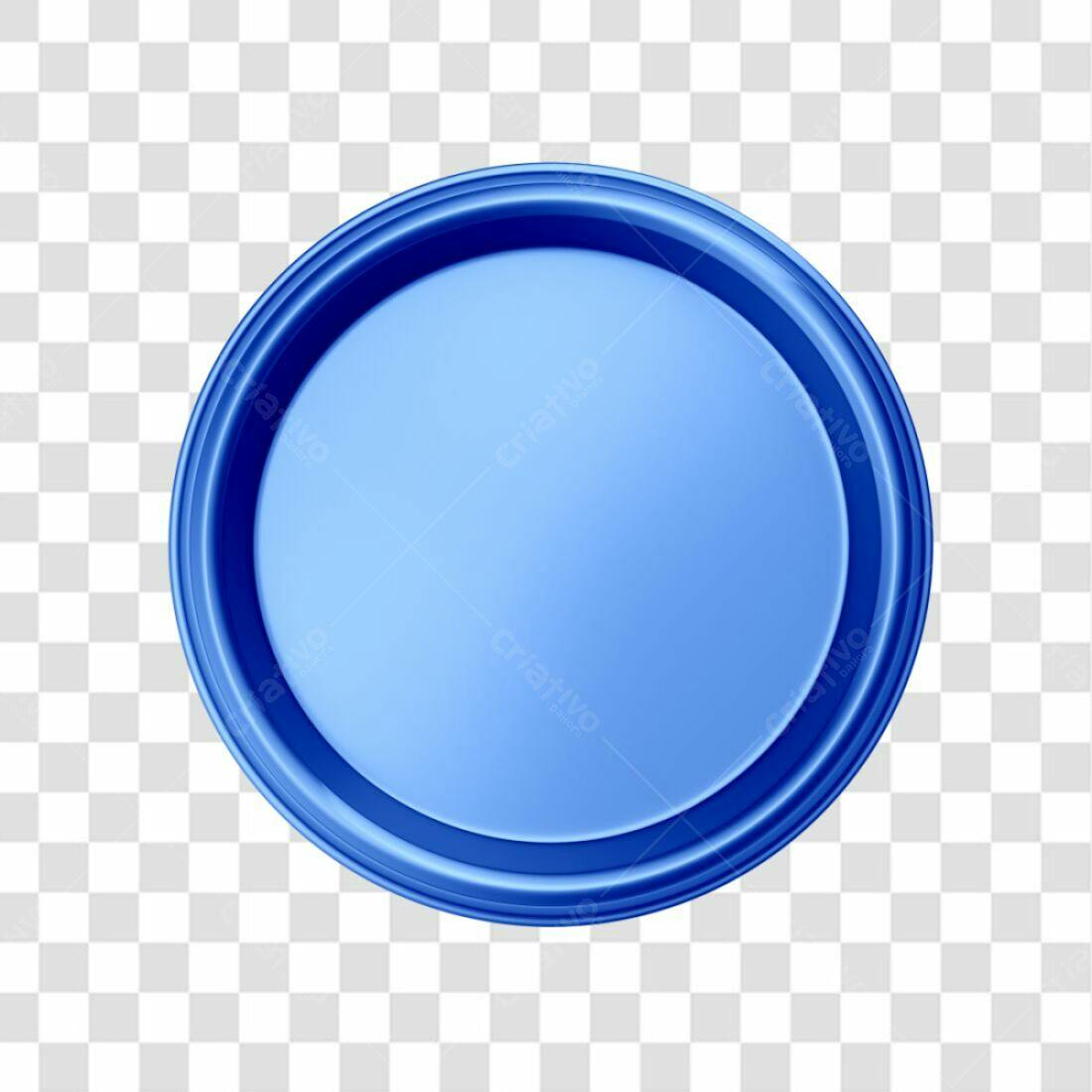 Selo azul PNG com fundo transparente