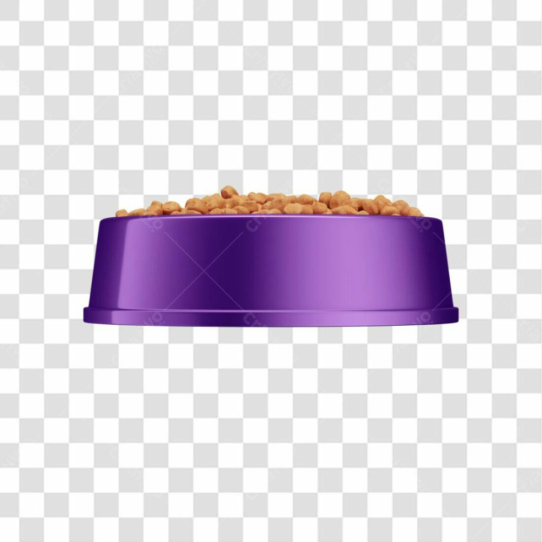 Icone Ração Pet Pote Roxo PNG com fundo transparente